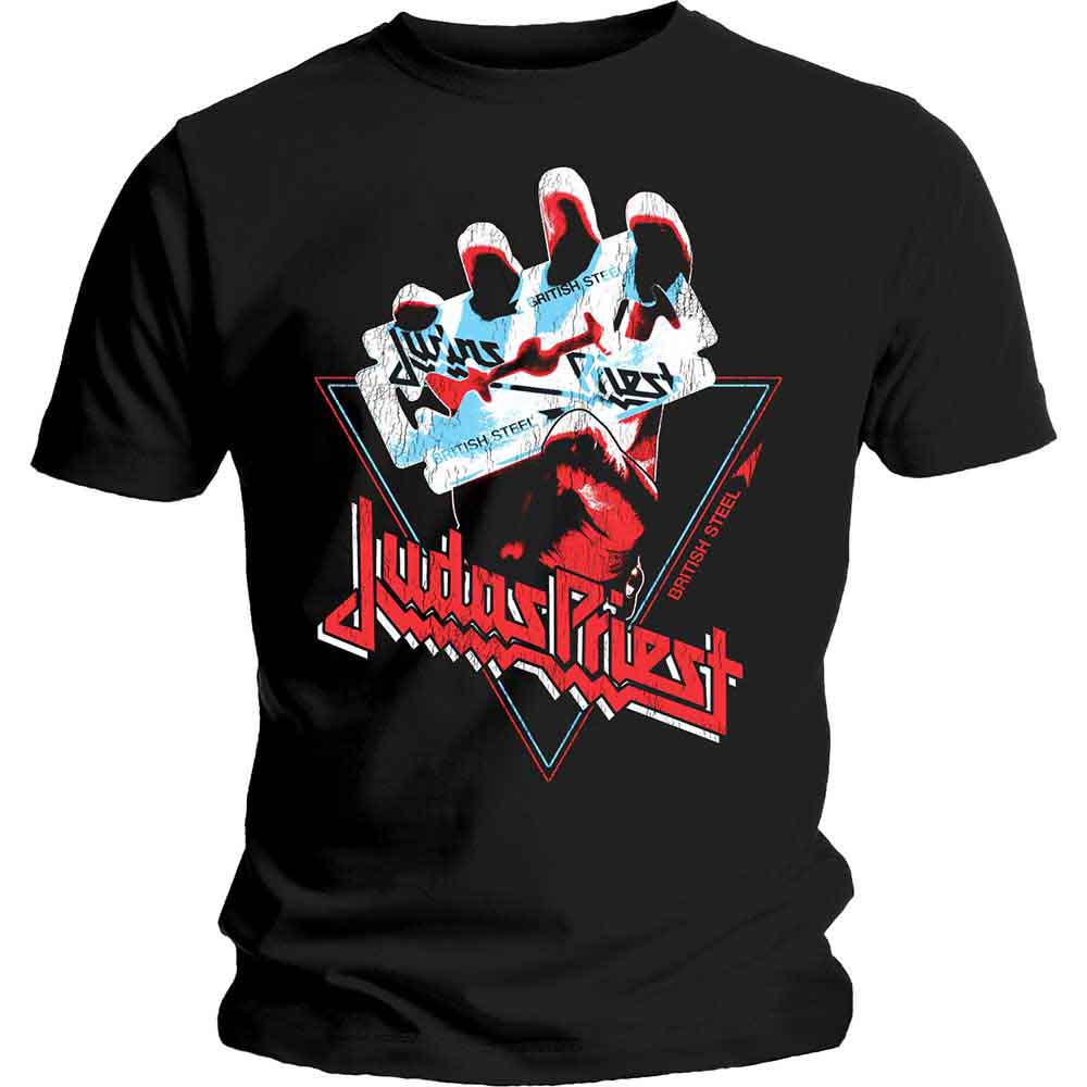 Judas Priest | British Steel Hand Triangle - T-Shirt Black