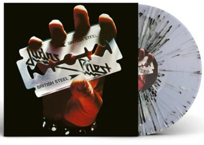 Judas Priest | British Steel (Limited Edition, Black & White Splatter Colored Vinyl) [Import] - Vinyl