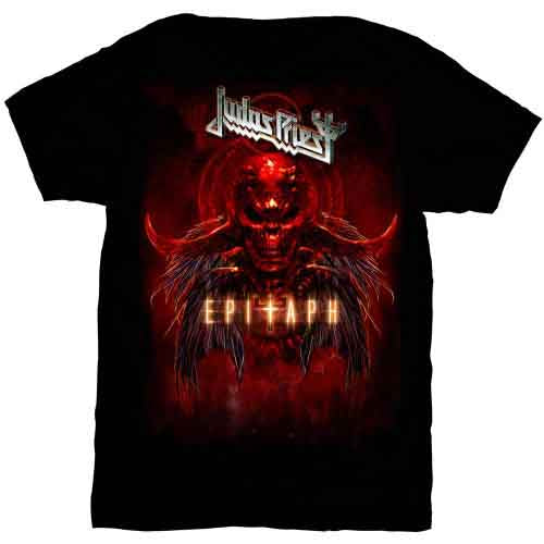Judas Priest | Epitaph Red Horns - T-Shirt Black