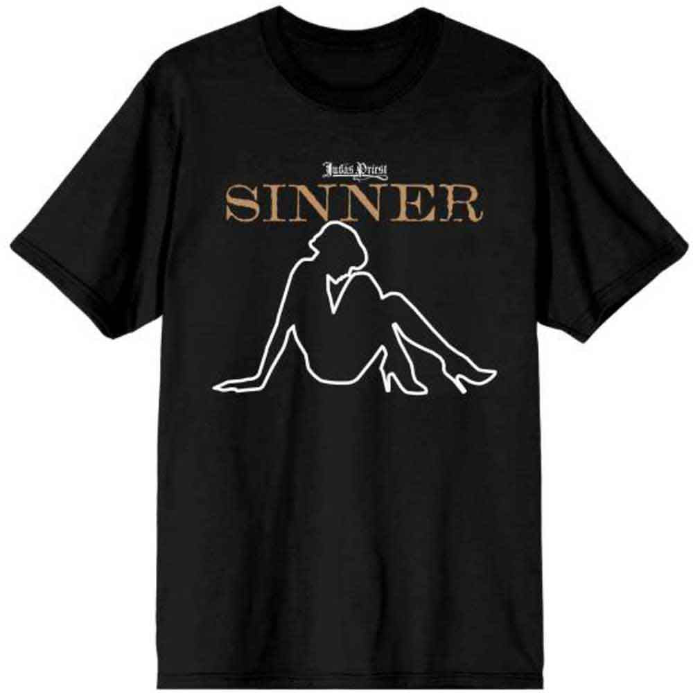 Judas Priest | Sin After Sin Sinner Slogan Lady - T-Shirt Black