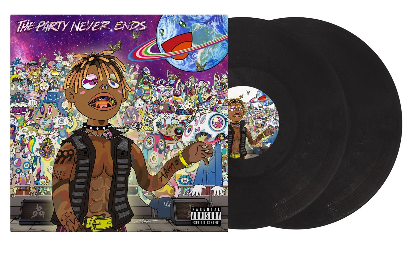 Juice Wrld | The Party Never Ends [Explicit Content] (Coal Colored Vinyl) (2 Lp's) - Vinyl