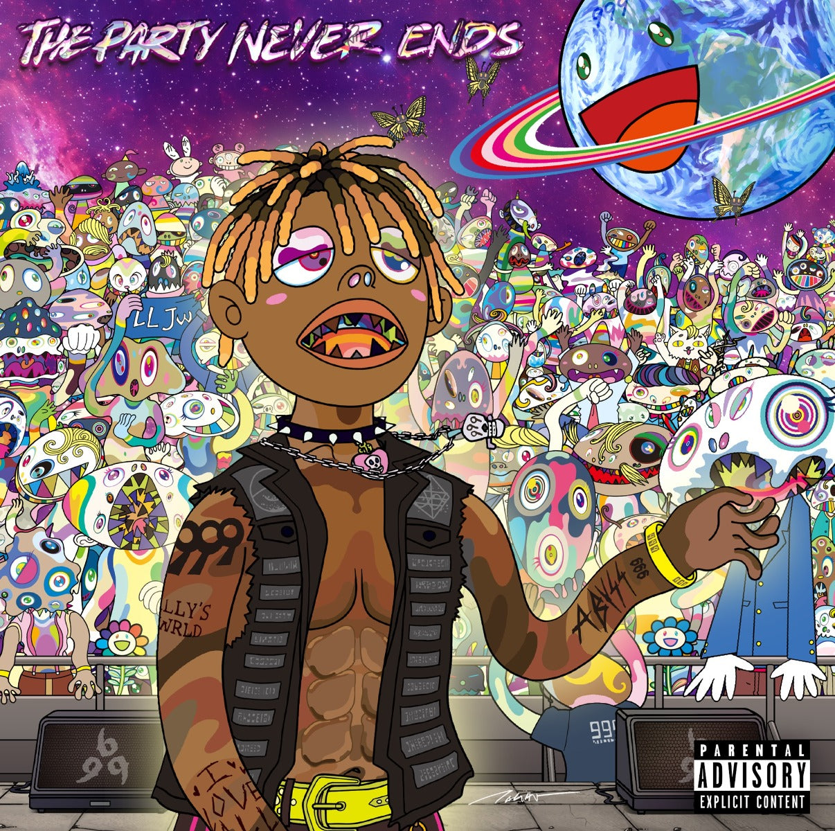 Juice Wrld | The Party Never Ends [Explicit Content] (Coal Colored Vinyl) (2 Lp's) - Vinyl