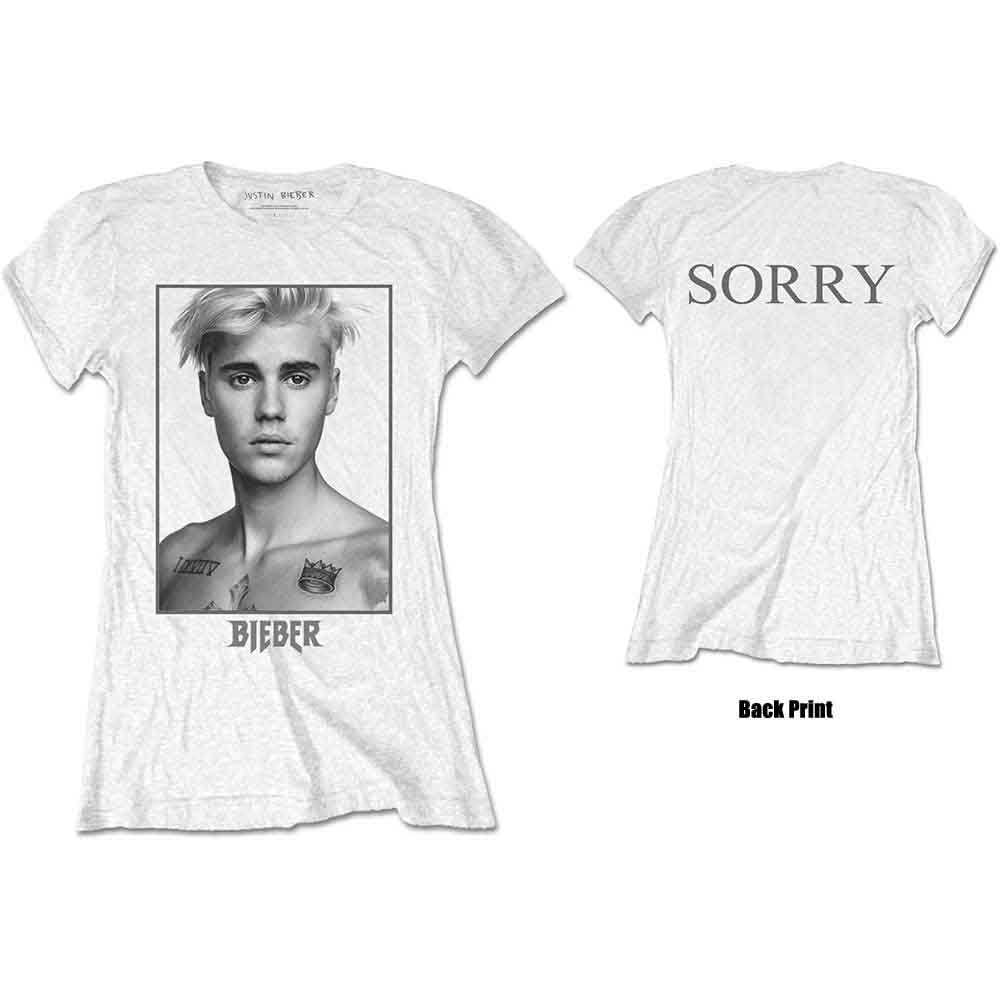 Justin Bieber | Sorry Ladies - T-Shirt White