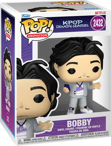 K-Pop Demon Hunters | Funko POP! Anime: KPop Demon Hunters - Bobby (KPDH) (Vinyl Figure, Collectible) - Action Figure