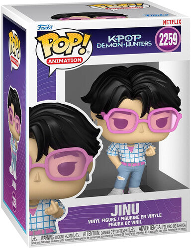 K-Pop Demon Hunters | Funko POP! Anime: KPop Demon Hunters- Jinu (KPDH) (Vinyl Figure, Collectible) - Action Figure