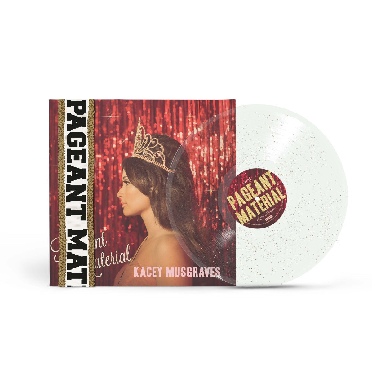 Kacey Musgraves | Pageant Material (10 Year Anniversary) [Clear Gold Glitter Lp] - Vinyl