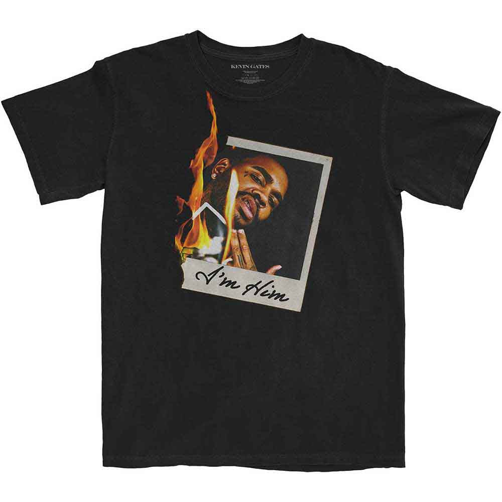 Kevin Gates | Polaroid Flame - T-Shirt Black