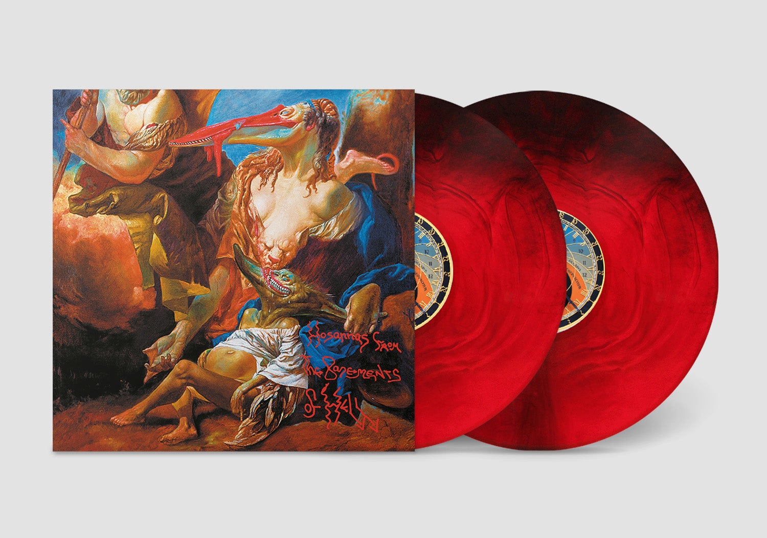 Killing Joke | Hosannas from the Basements of Hell (Deluxe Edition, Red & Black Galaxy Colored Vinyl, Indie Exclusive) (2 Lp's) - Vinyl