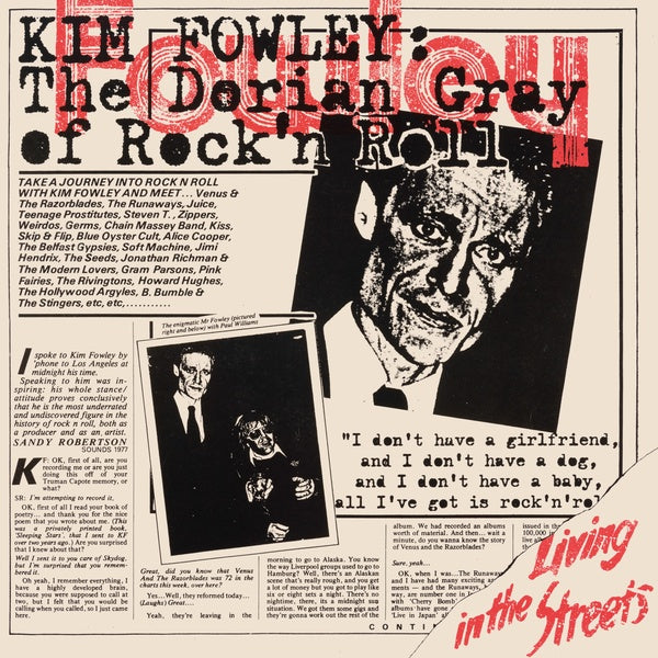 KIM FOWLEY | Living In The Streets - Vinyl