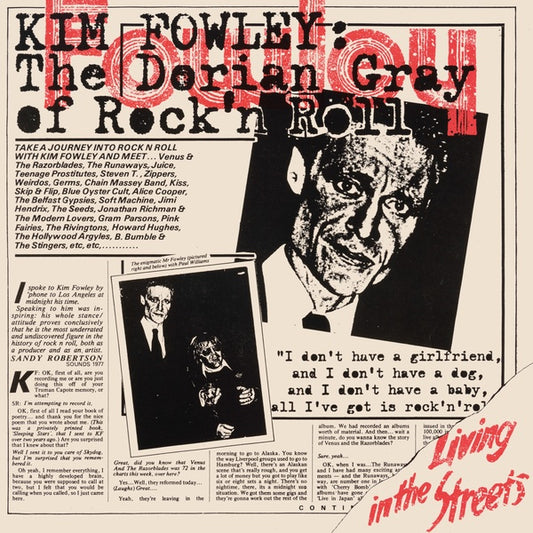 KIM FOWLEY | Living In The Streets - Vinyl