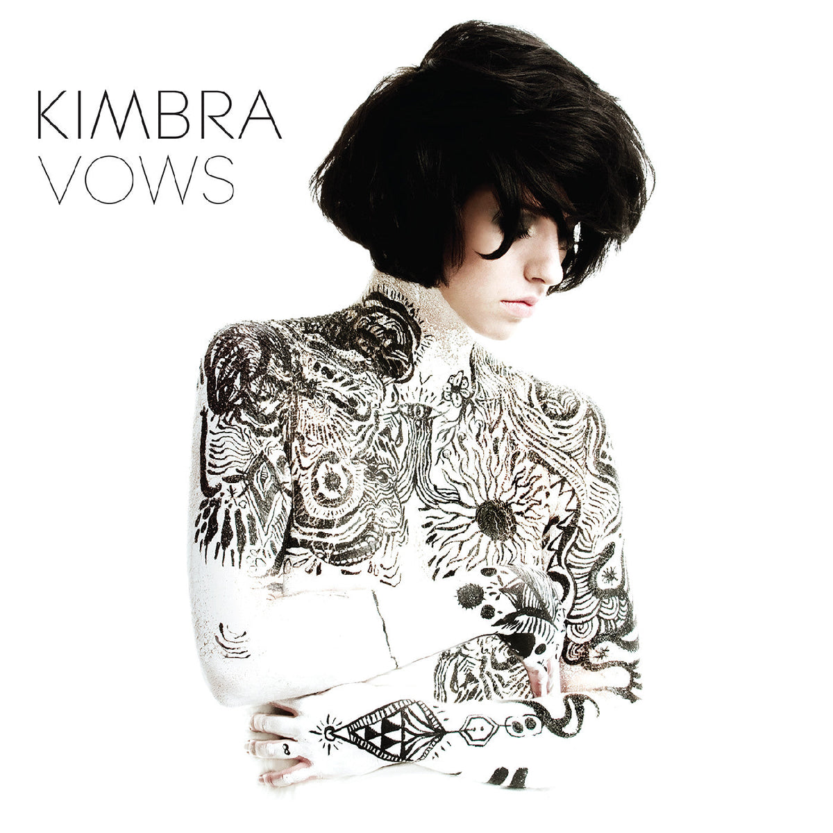 Kimbra | Vows - 15th ANNIVERSARY, REMASTERED, EXPANDED (Deluxe Edition) [Black on White Vinyl] [2LP] - Vinyl