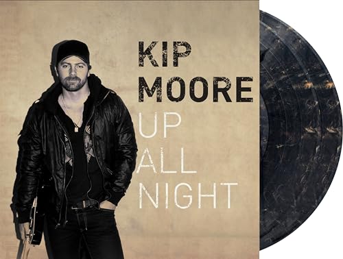 Kip Moore | Up All Night [Black/Gold Swirl LP] [Deluxe Edition] - Vinyl