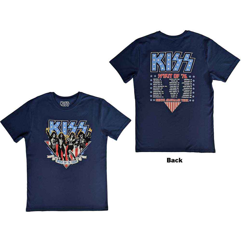 Kiss | Americana - T-Shirt Blue