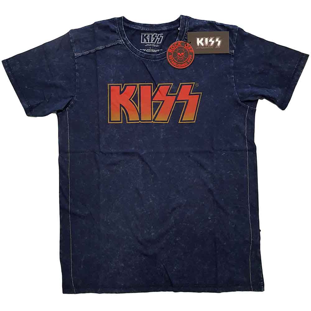 Kiss | Classic Logo - T-Shirt Blue