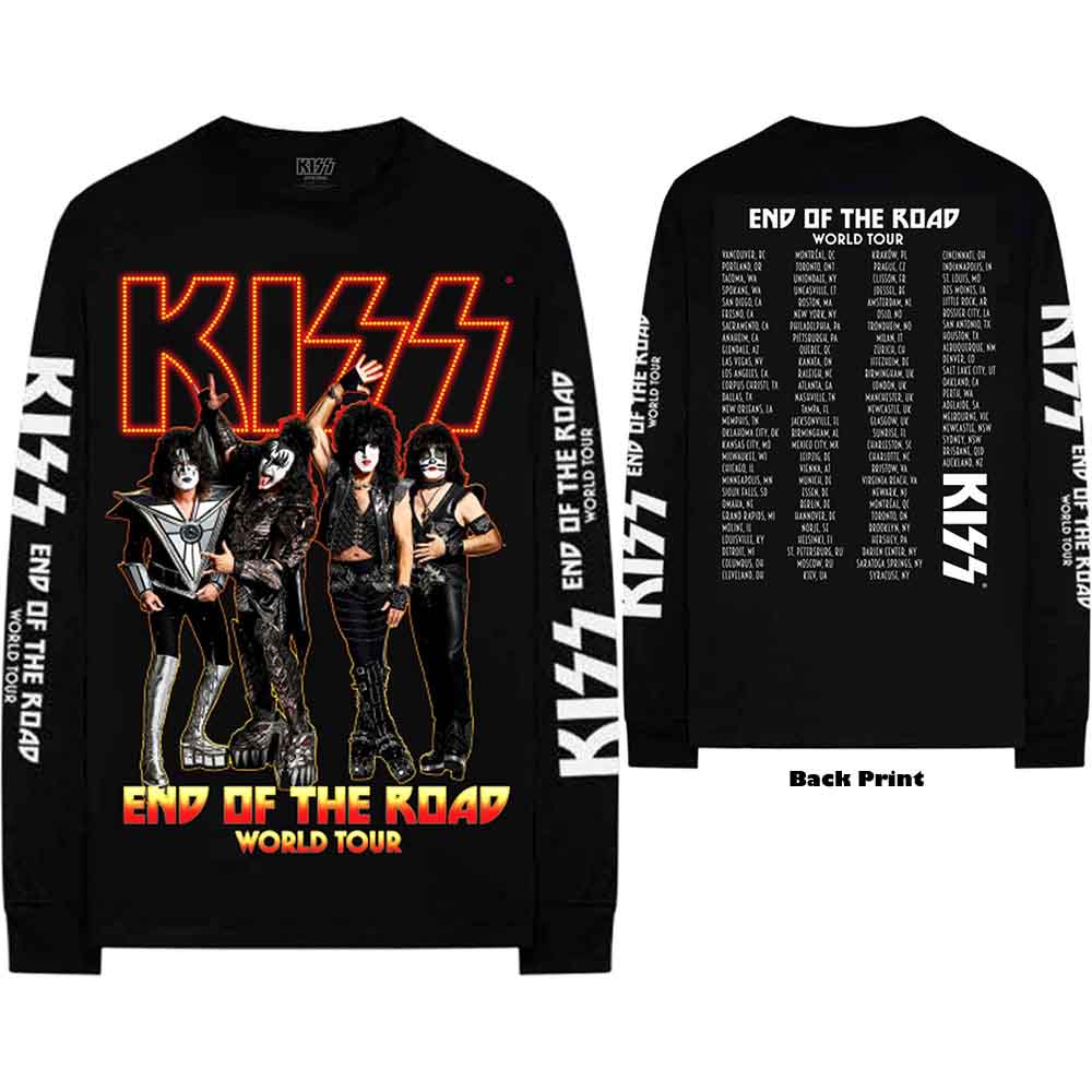 Kiss | End Of The Road Tour - T-Shirt Black