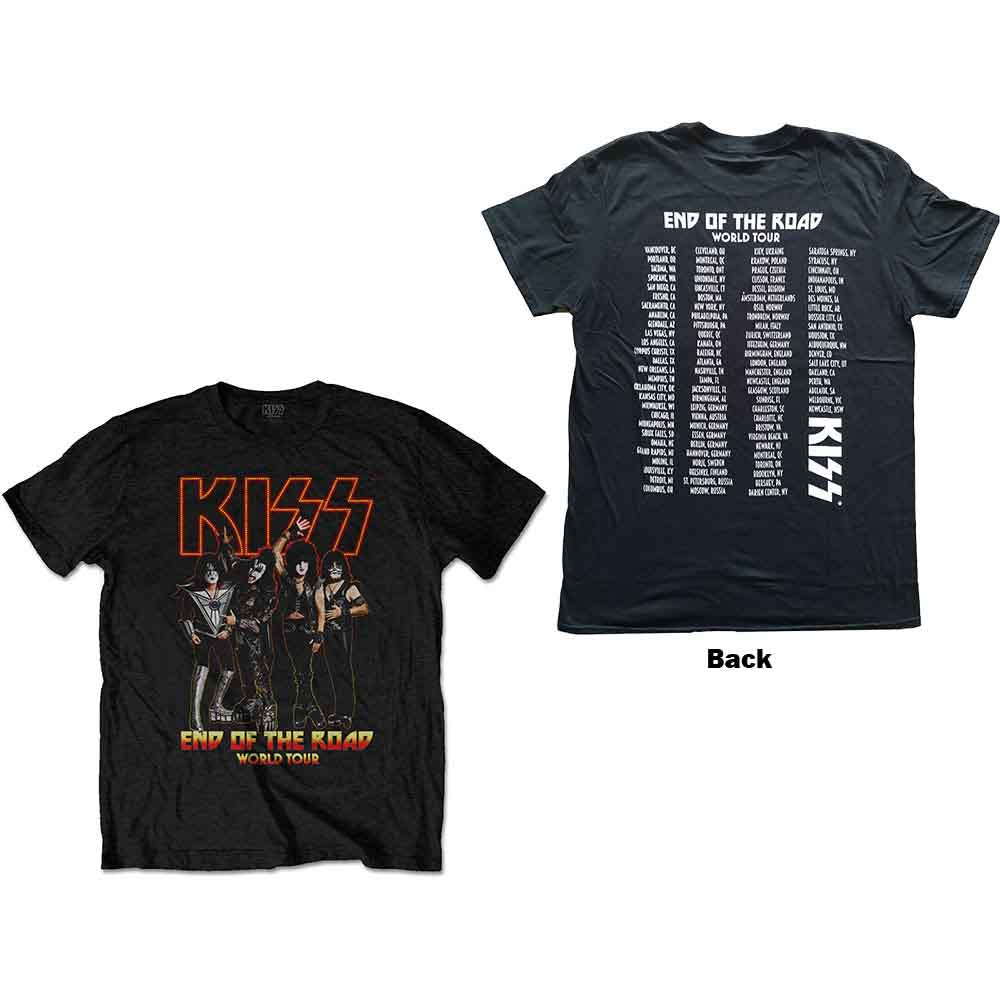 Kiss | End Of The Road Tour - T-Shirt Black