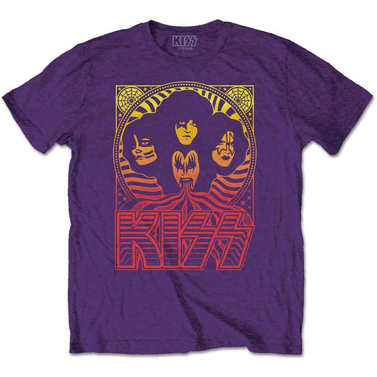 Kiss | Gradient Group - T-Shirt Purple