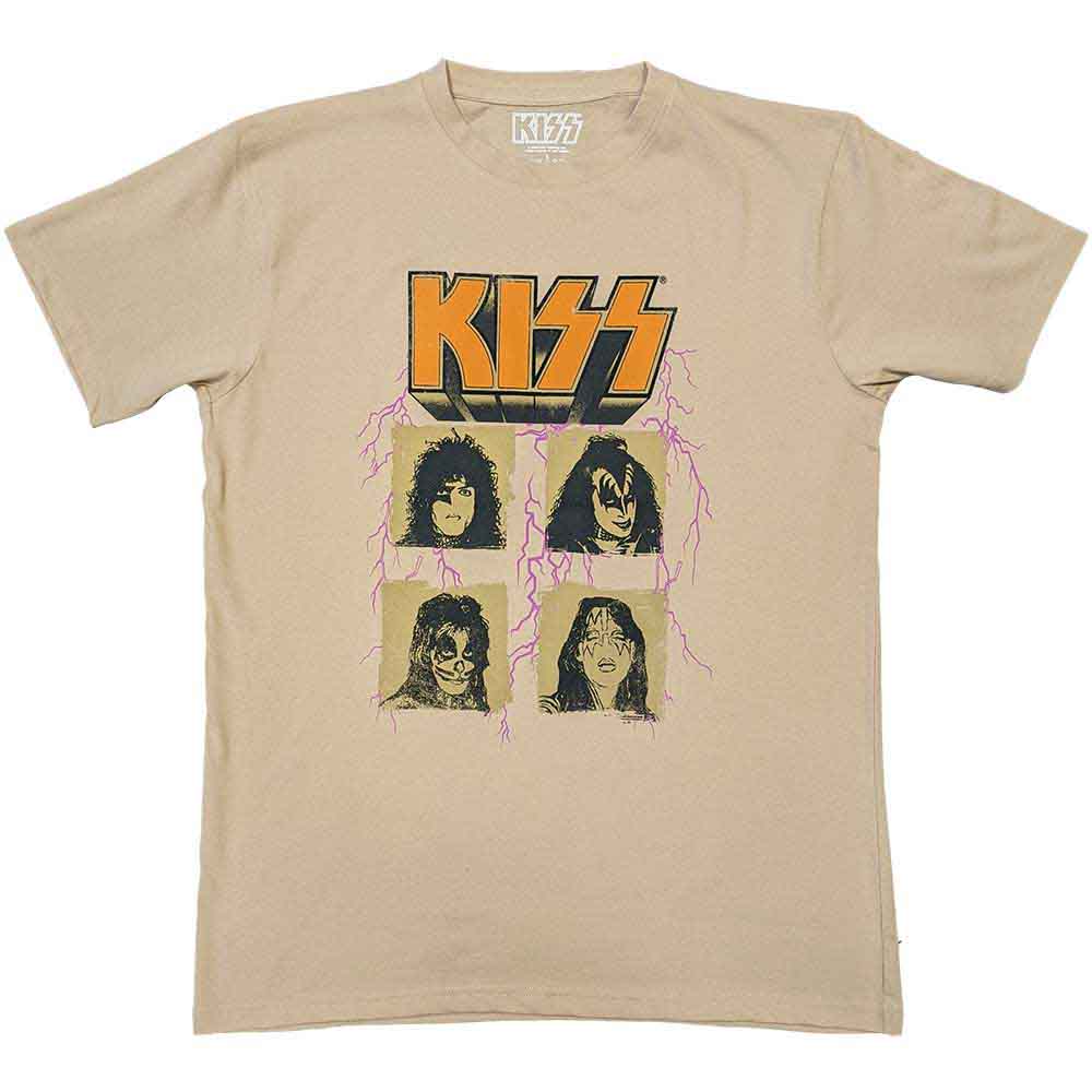 Kiss | Lightning Photo - T-Shirt Neutral