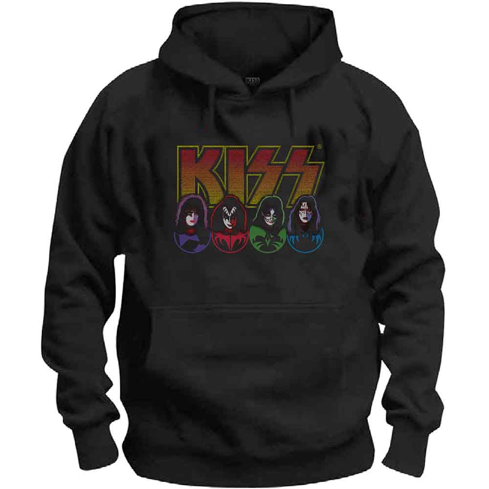 Kiss | Logo, Faces & Icons - Sweatshirt Black