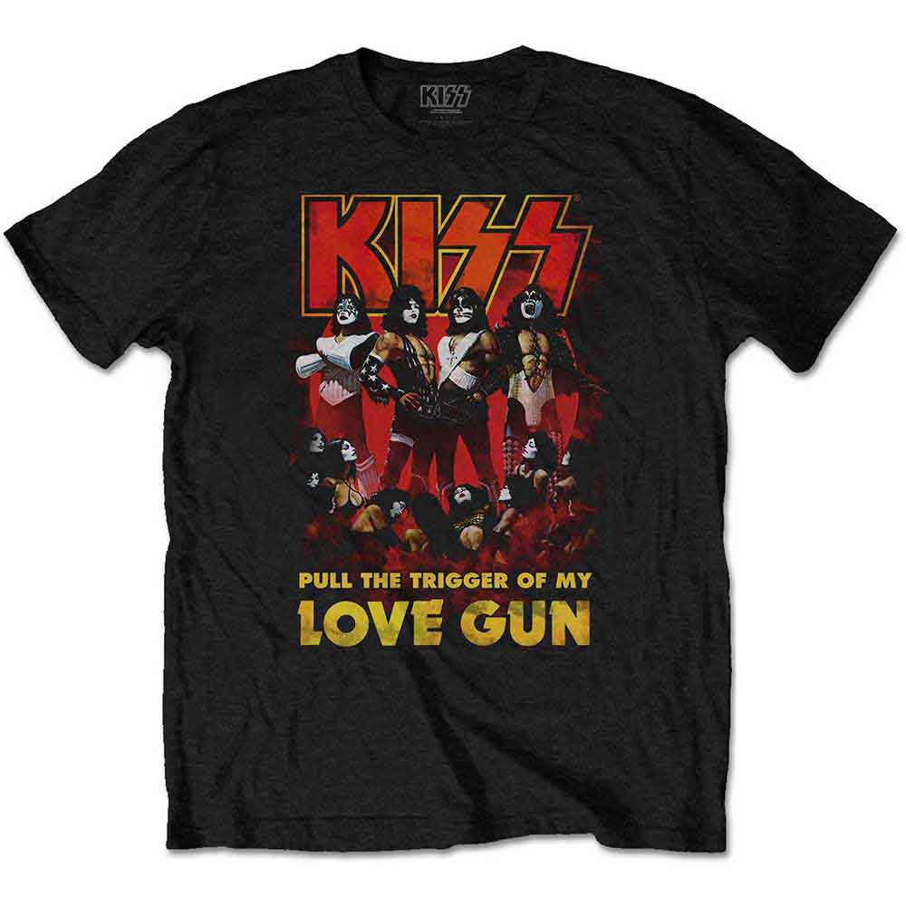 Kiss | Love Gun Glow - T-Shirt Black