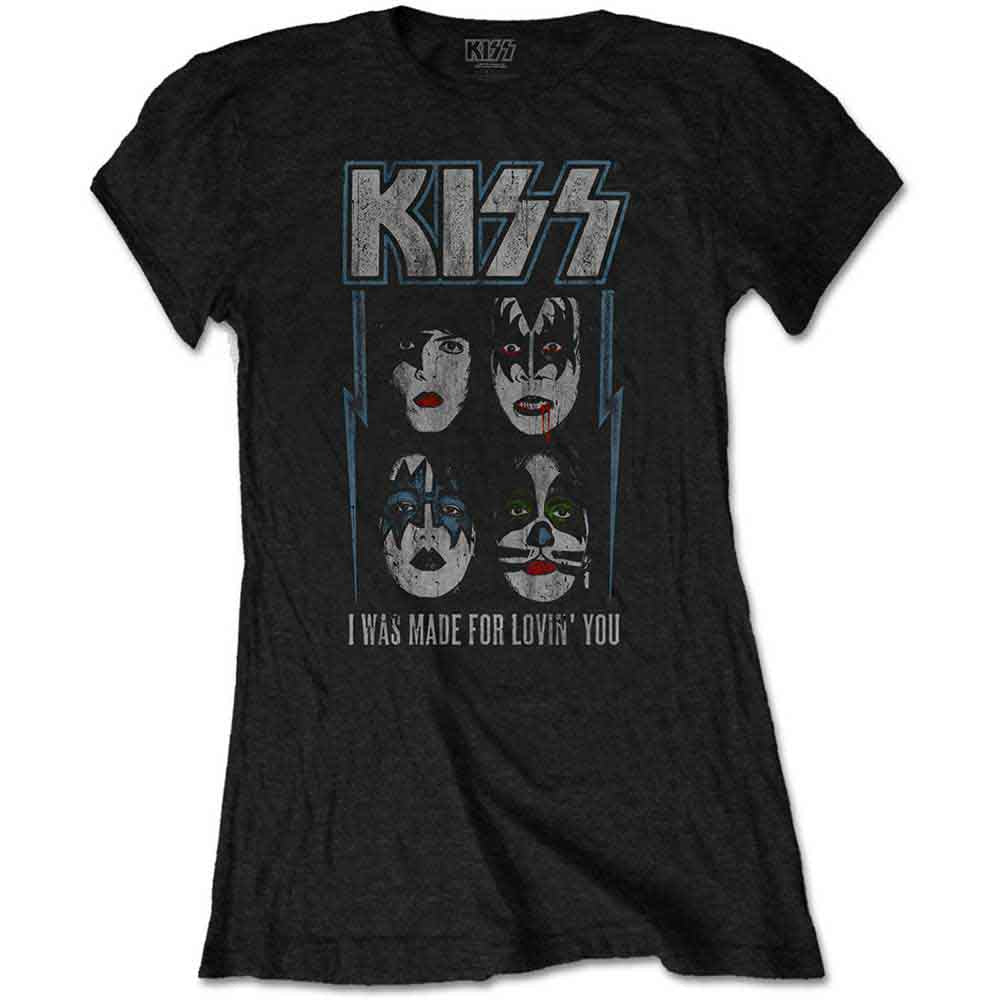 Kiss | Made For Lovin' You - T-Shirt Black
