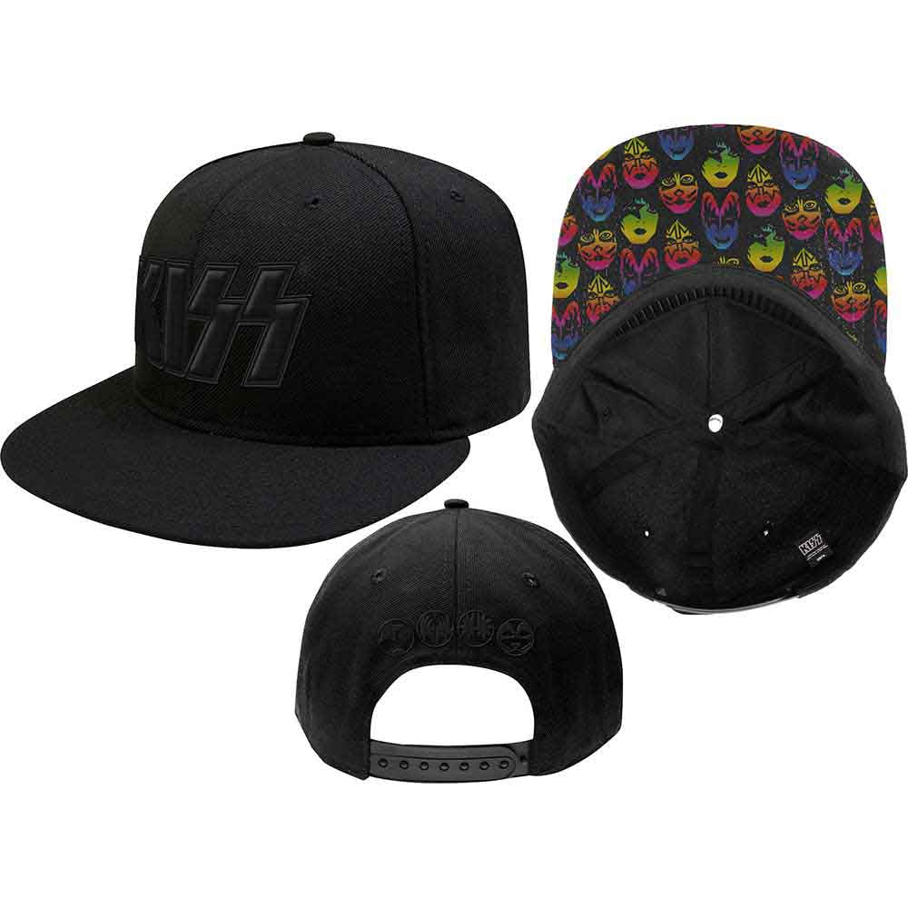 Kiss | Neon Faces - Hat Black