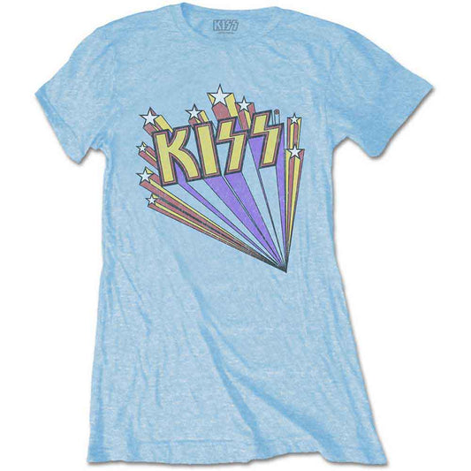 Kiss | Stars - T-Shirt Blue