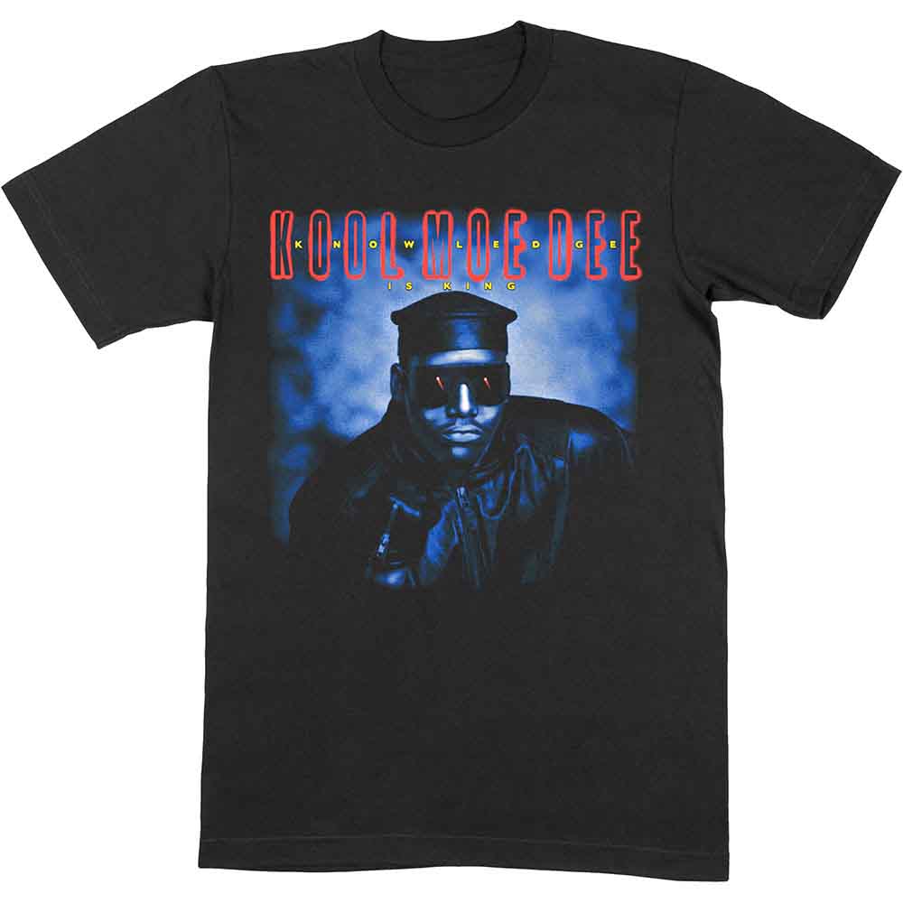 Kool Moe Dee | Knowledge Is King - T-Shirt Black