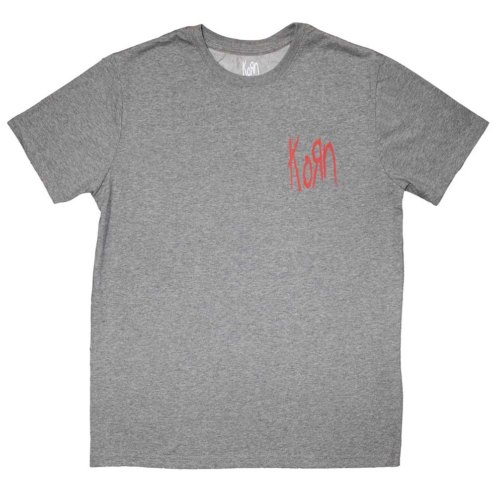 Korn | Mini Red Logo - Grey