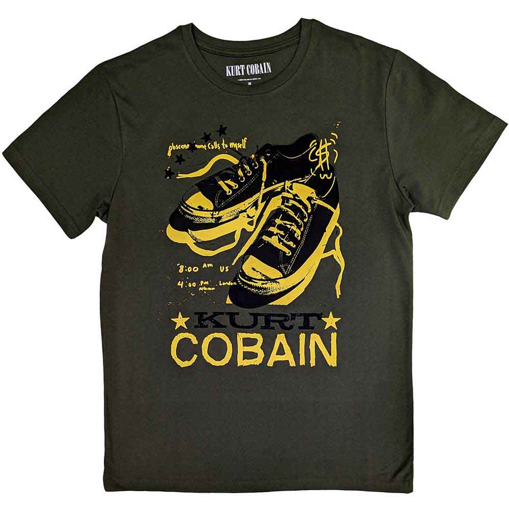 Kurt Cobain | Converse - T-Shirt Green