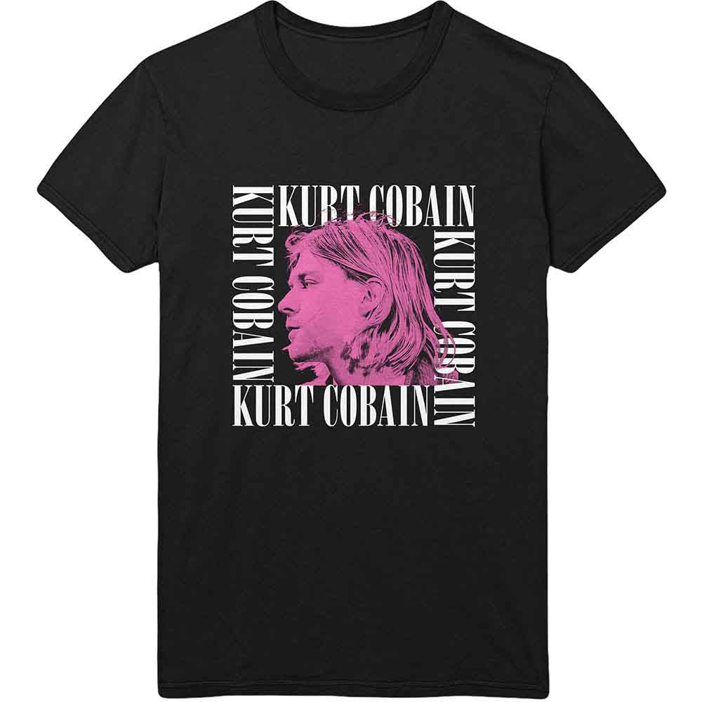 Kurt Cobain | Head Shot Frame - T-Shirt Black