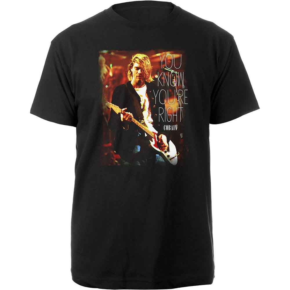 Kurt Cobain | You Know You're Right - T-Shirt Black