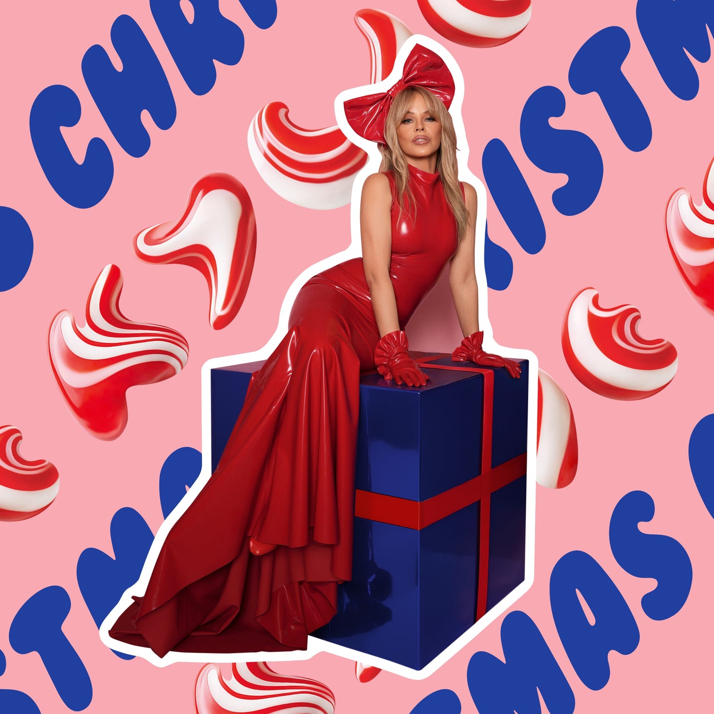 Kylie Minogue | Kylie Christmas (Fully Wrapped) [Transparent Red Vinyl] - Vinyl