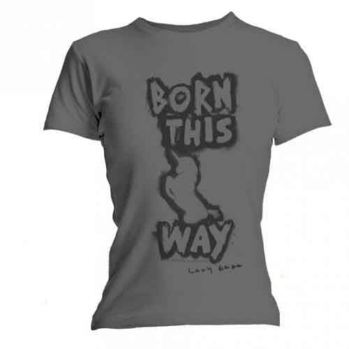 Lady Gaga | Born This Way - T-Shirt Grey