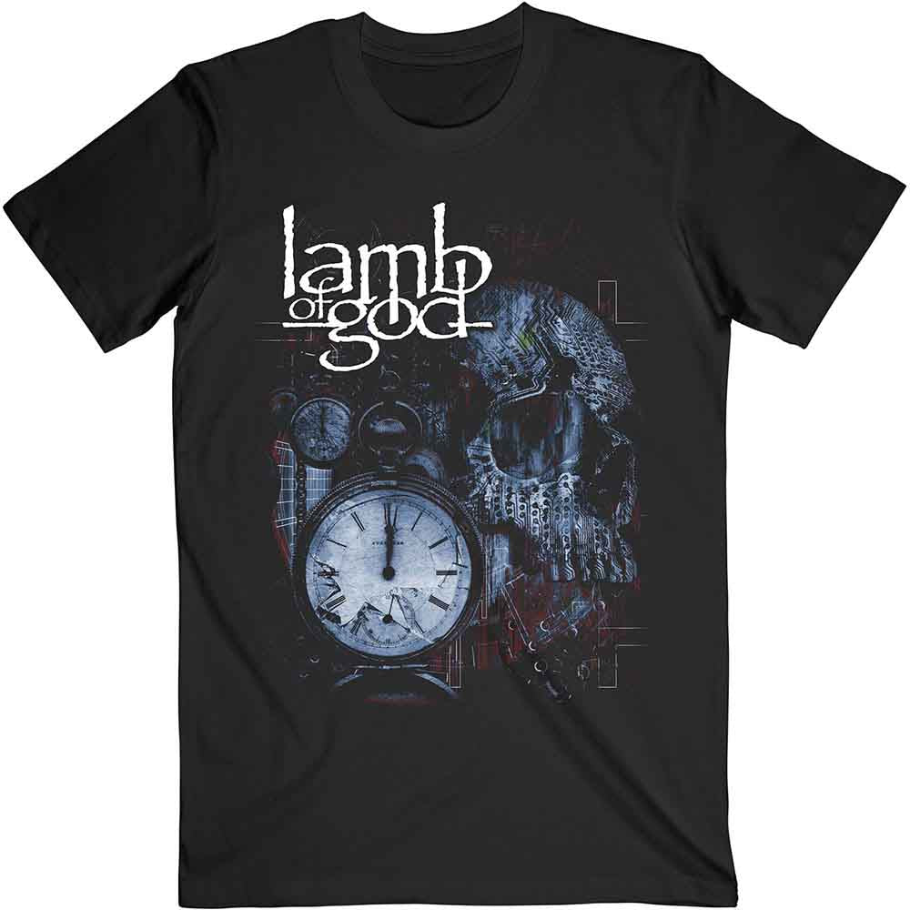 Lamb Of God | Circuitry Skull Recolour - T-Shirt Black