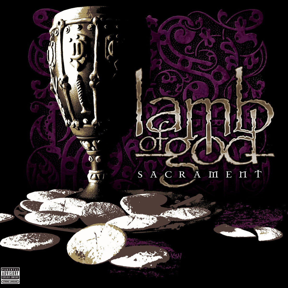 Lamb Of God | Sacrament [Explicit Content] (20th Anniversary Edition, Blackened Purple Colored Vinyl) - Vinyl
