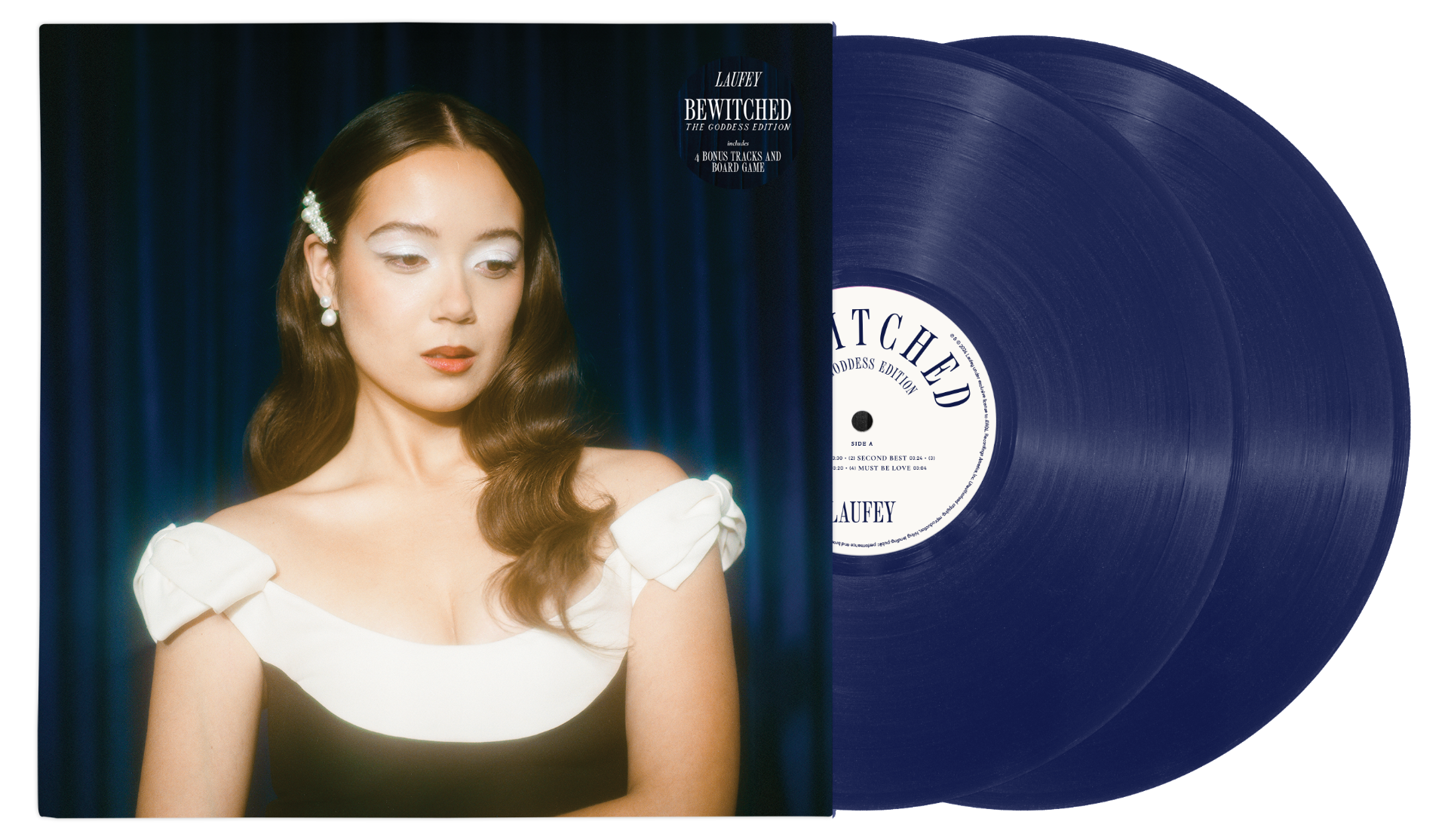 Laufey | Bewitched: The Goddess Edition (Colored Vinyl, Blue, Booklet, Board Game) - Vinyl