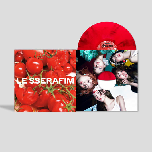 LE SSERAFIM | 1St Single Album "Spaghetti" (Indie Exclusive) [Tomato Red Vinyl] - Vinyl