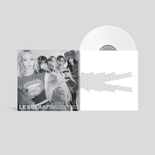 LE SSERAFIM | Easy-Crazy-Hot' Special Vinyl [SILVER WHITE] - Vinyl