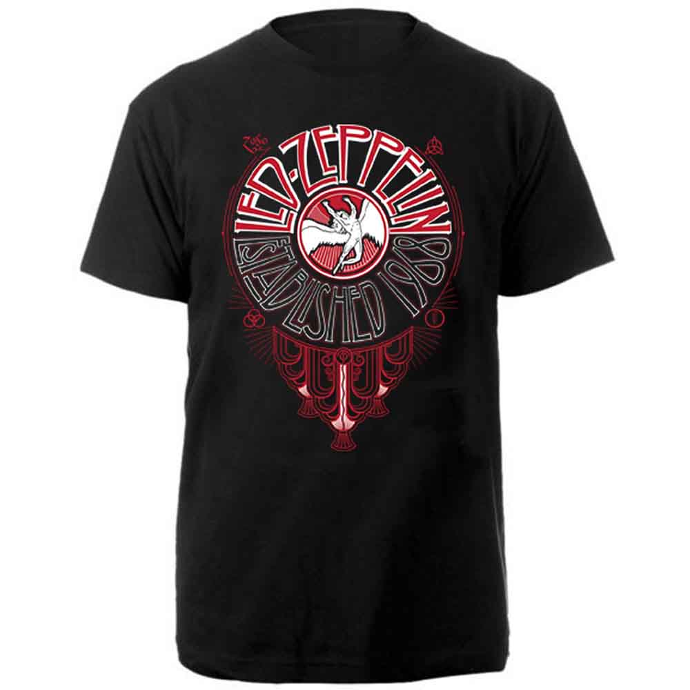 Led Zeppelin | Deco Circle - T-Shirt Black