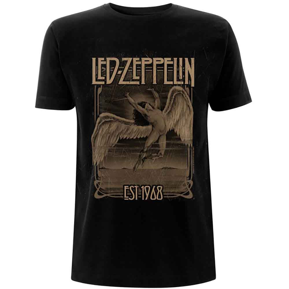 Led Zeppelin | Faded Falling - T-Shirt Black
