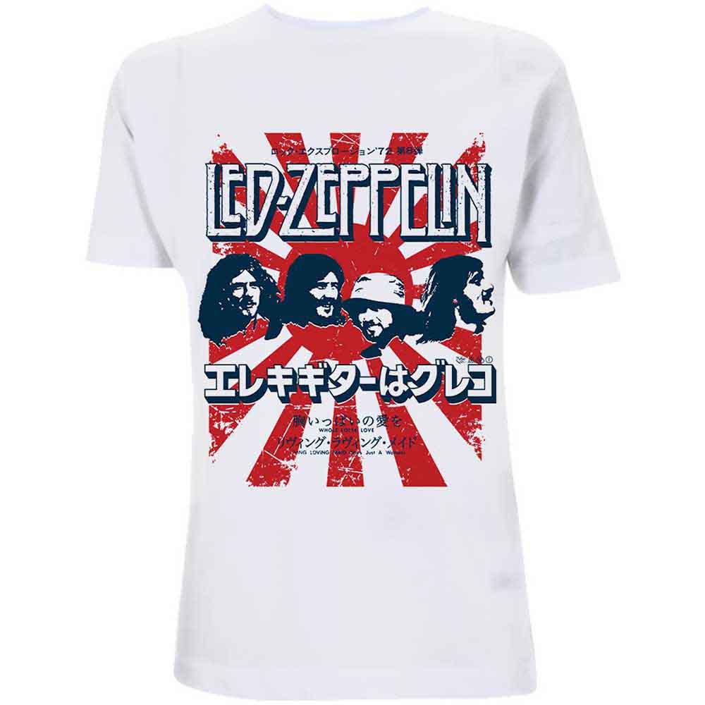 Led Zeppelin | Japanese Burst - T-Shirt White
