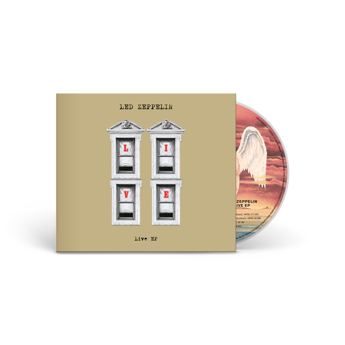 Led Zeppelin | Live Ep (Cd) [First-Time Audio Release Of 1975 & 1979 Performances] - CD