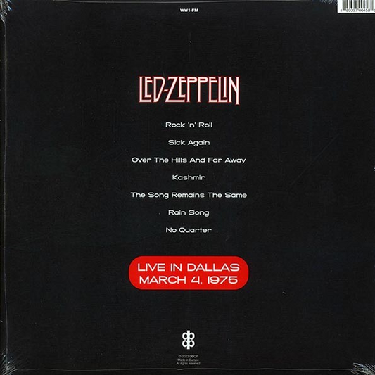 Led Zeppelin | Live In Dallas: March 4 1975 [Import] - Vinyl