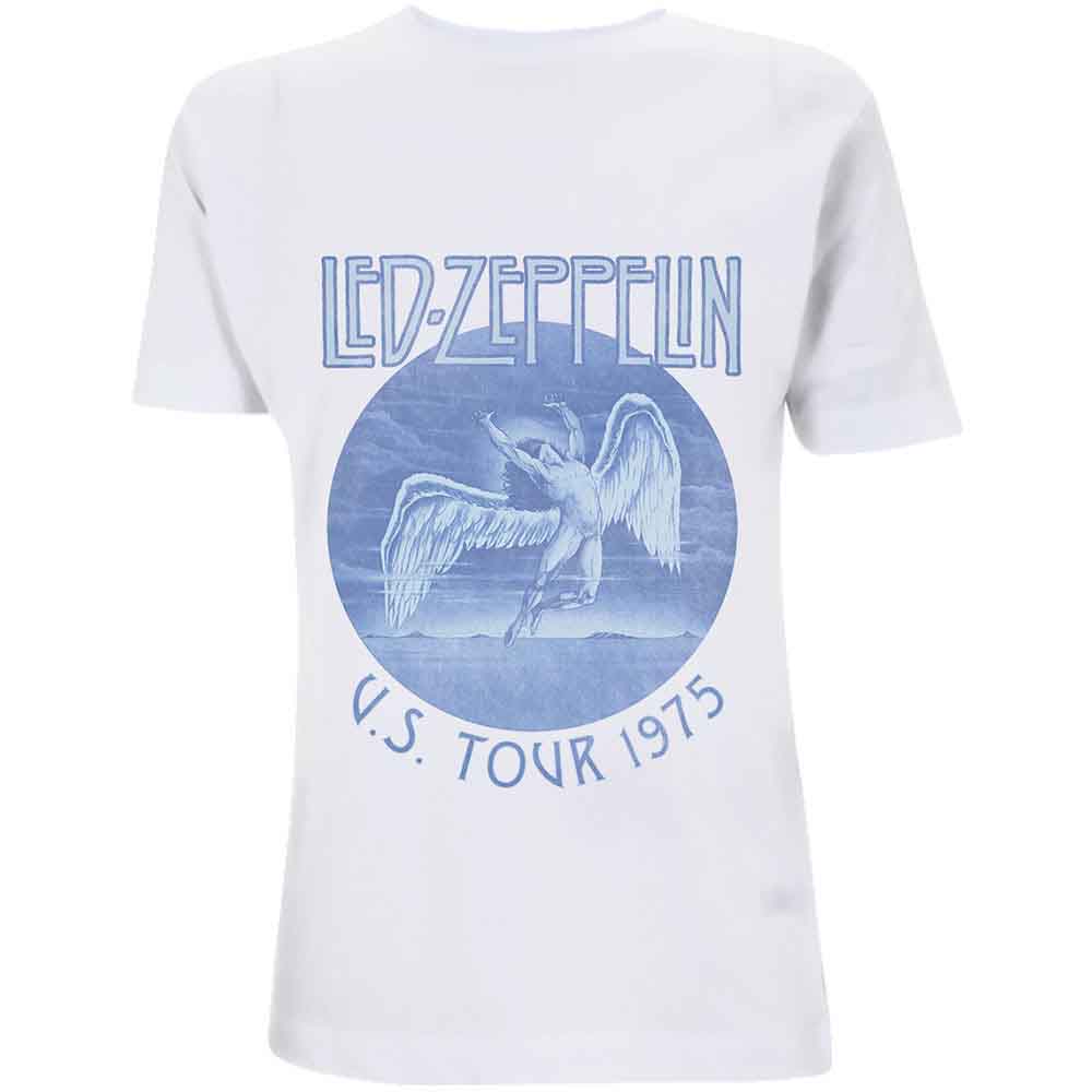 Led Zeppelin | Tour '75 Blue Wash - T-Shirt White