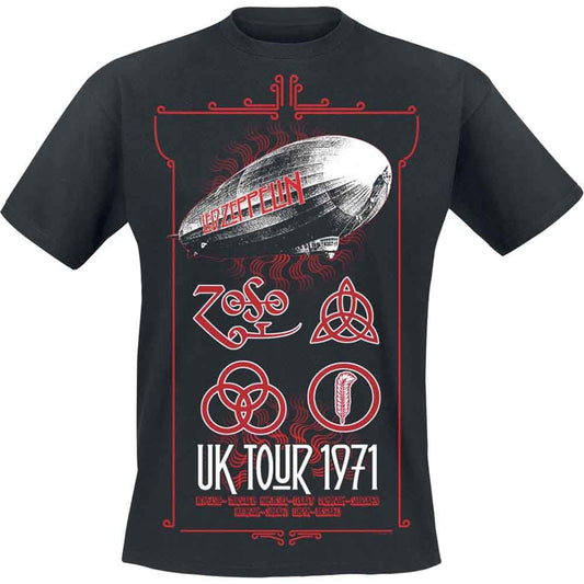 Led Zeppelin | UK Tour '71. - T-Shirt Black
