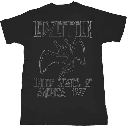 Led Zeppelin | USA '77. - T-Shirt Black