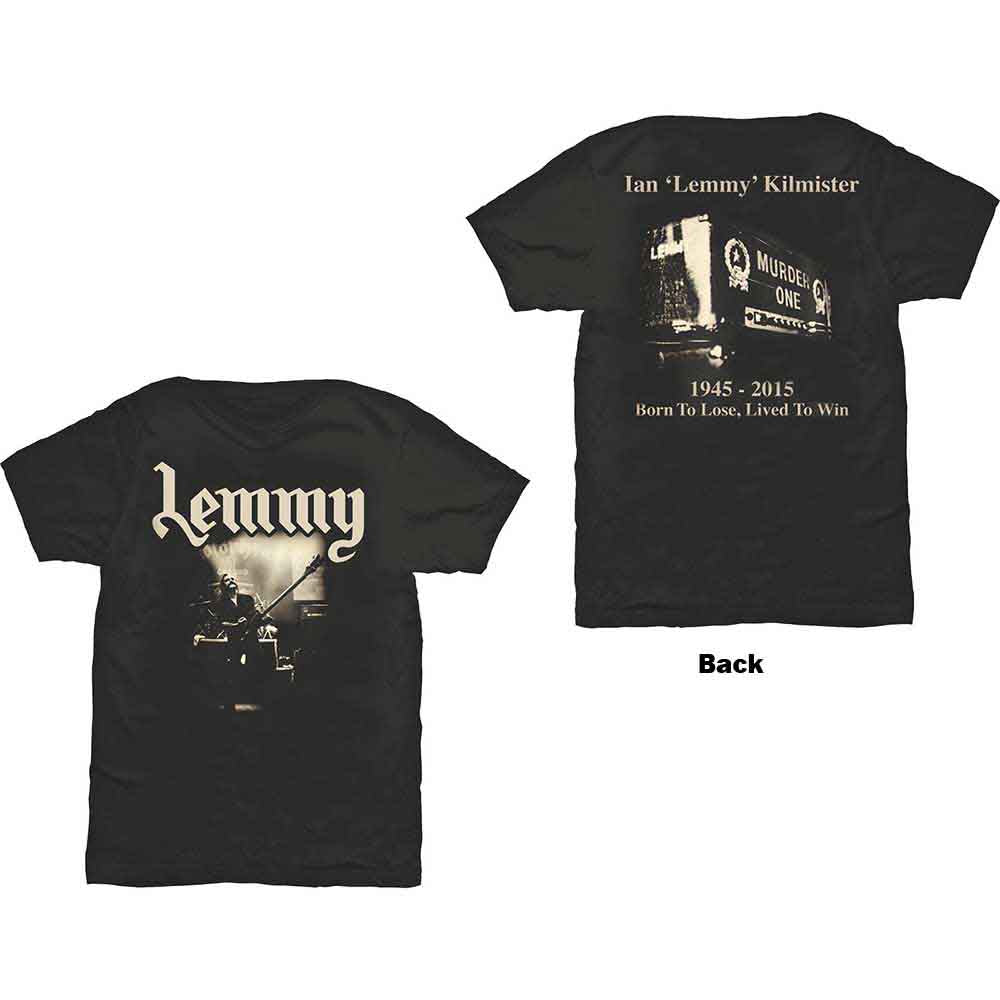 Lemmy | Lived to Win - T-Shirt Black