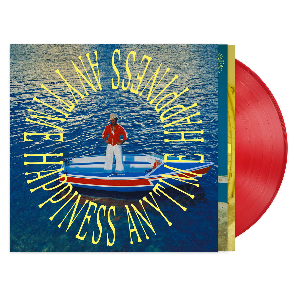 Leon Bridges | Happiness Anytime (Indie Exclusive, Limited Edition, "Campari" Red Colored Vinyl) - Vinyl