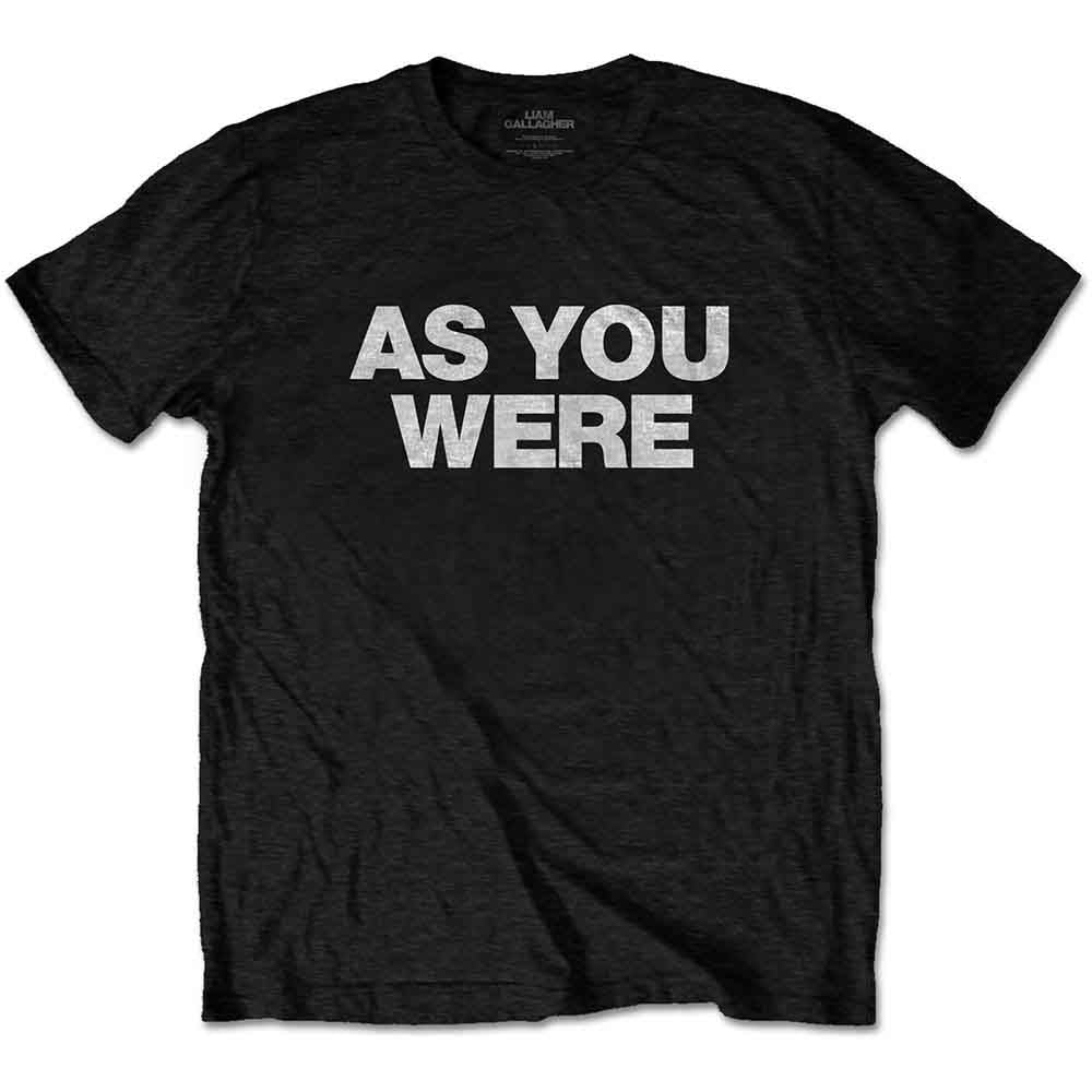 Liam Gallagher | As You Were - T-Shirt Black